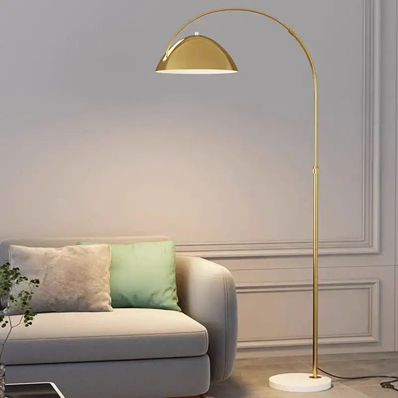 Gold Marble Floor Lamp
