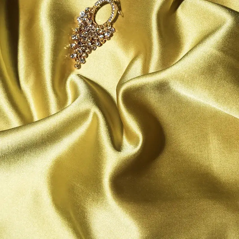 Gold Black Cotton Bedding