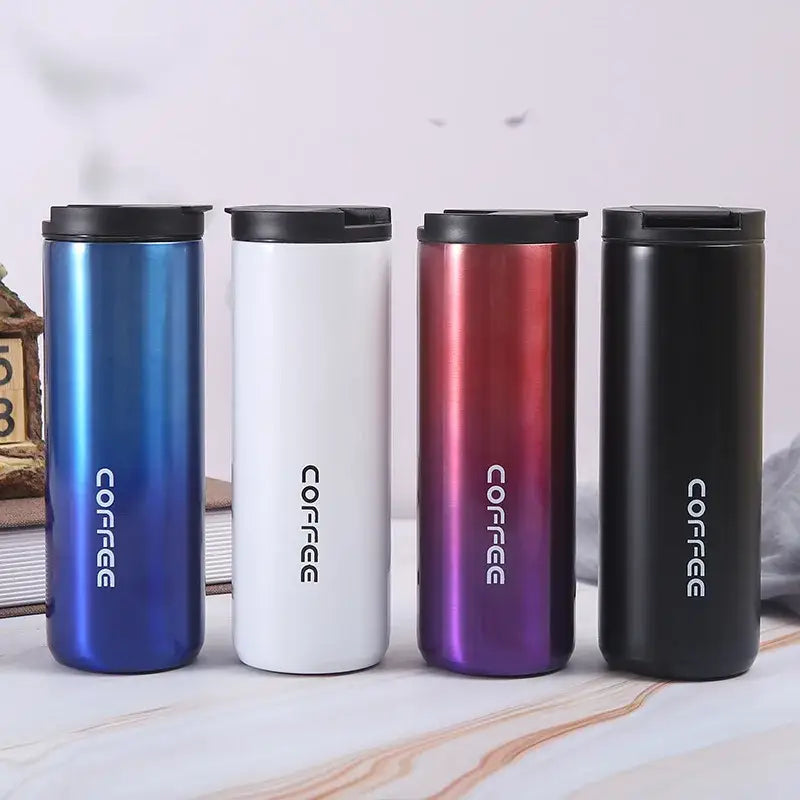 Gold Black Thermal Mug