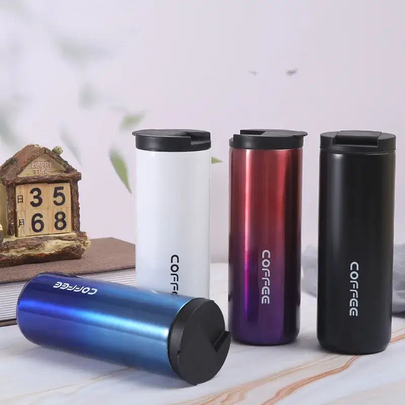 Gold Black Thermal Mug