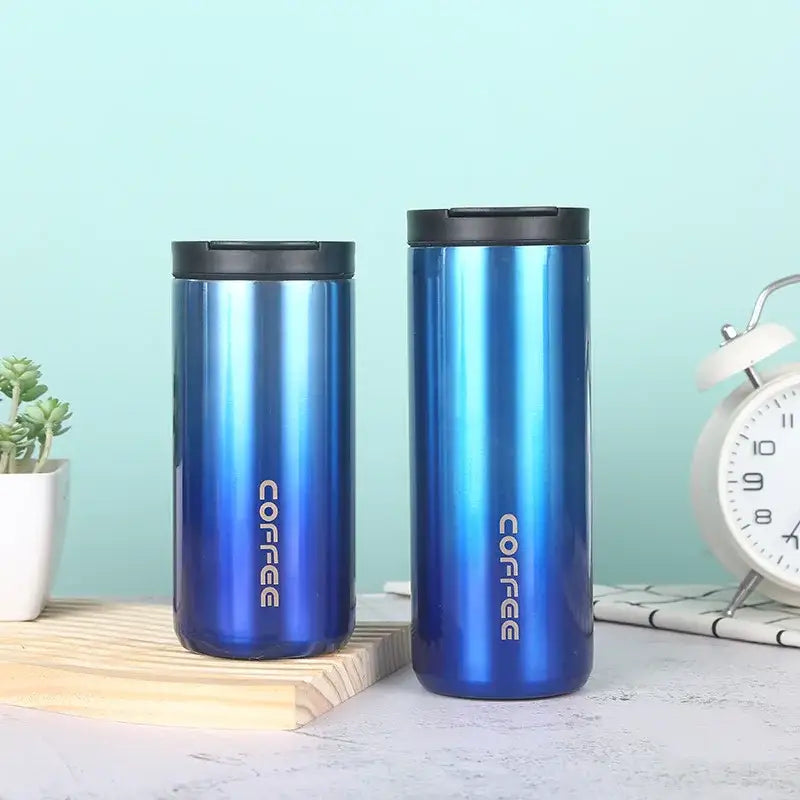 Gold Black Thermal Mug