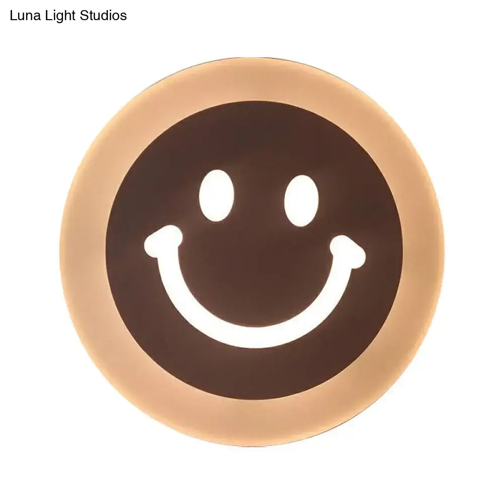 Gold Crescent LED Sconce