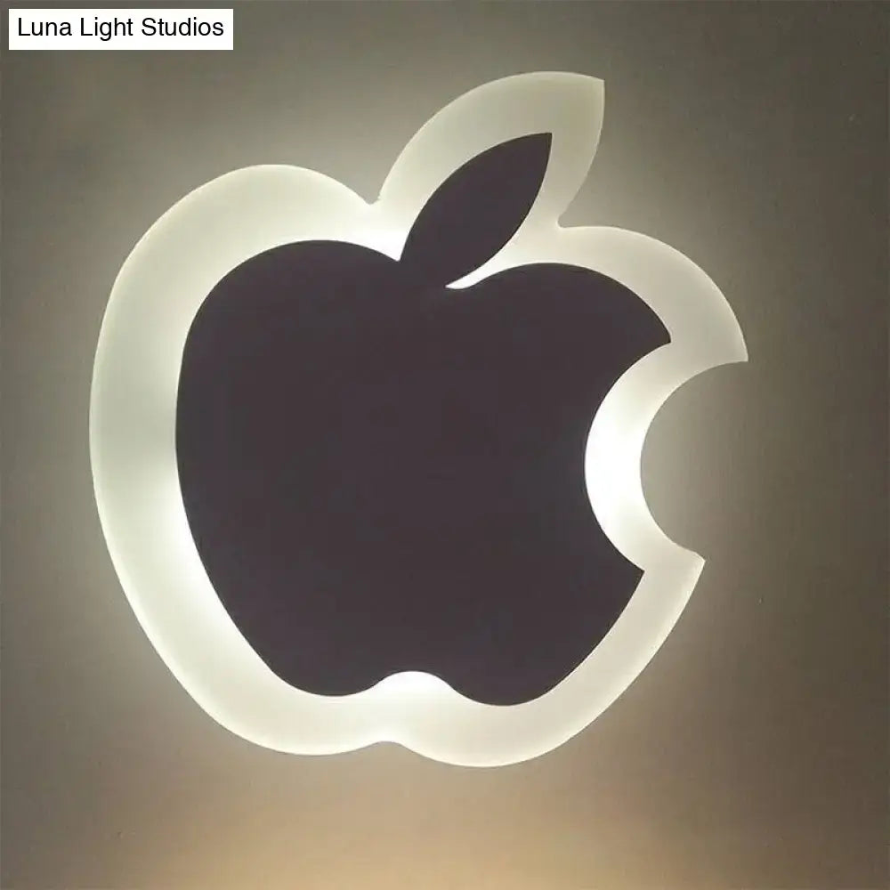 Gold Crescent LED Sconce