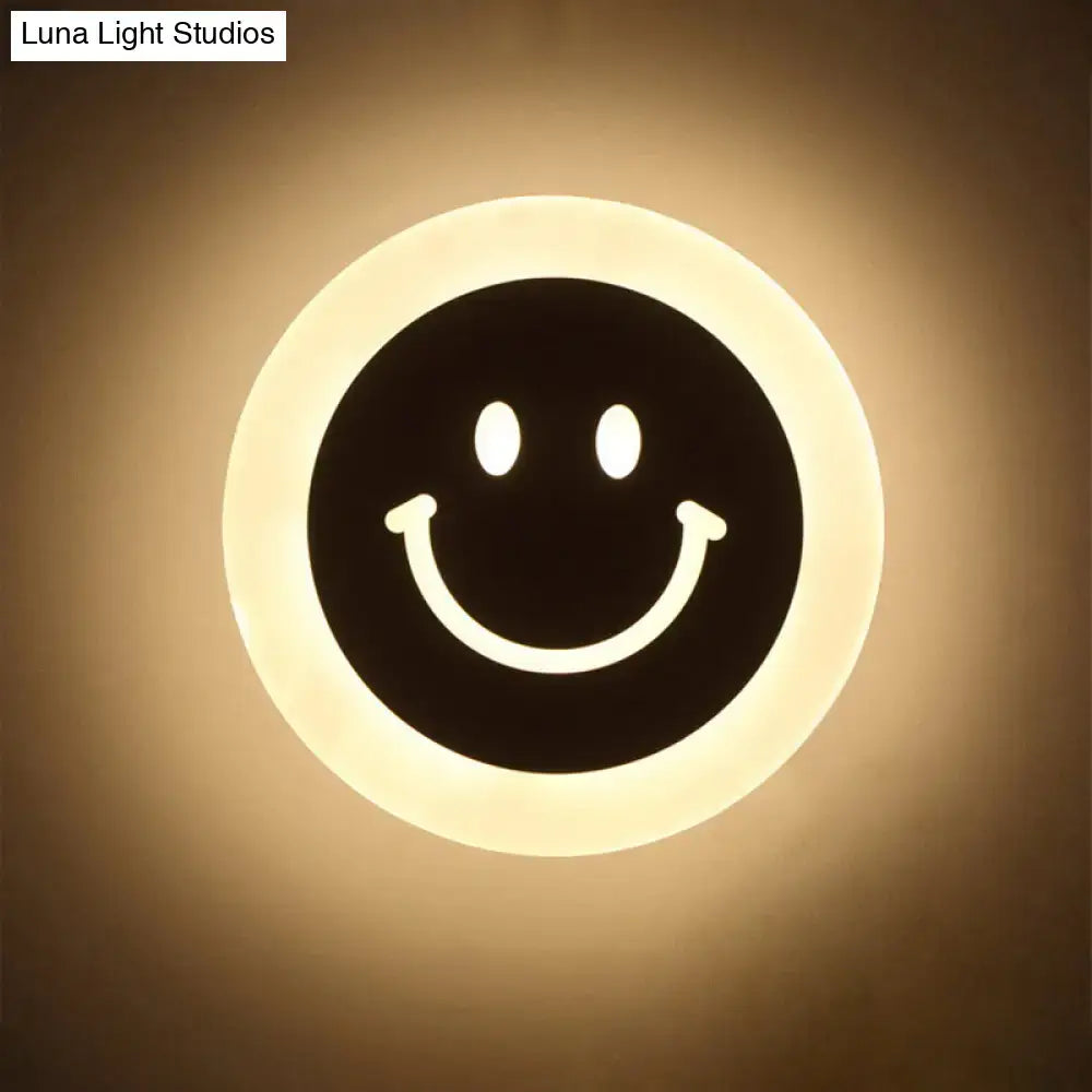 Gold Crescent LED Sconce