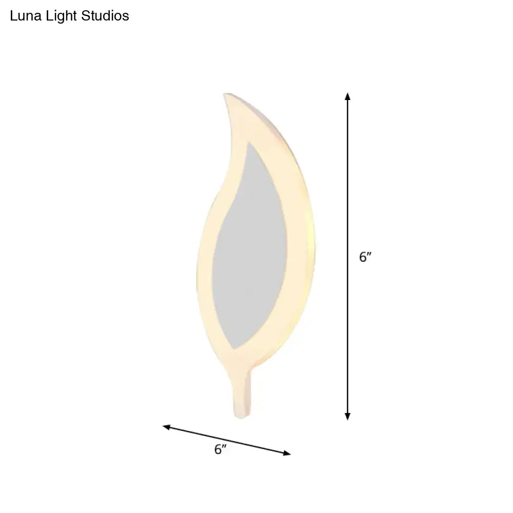 Gold Crescent LED Sconce