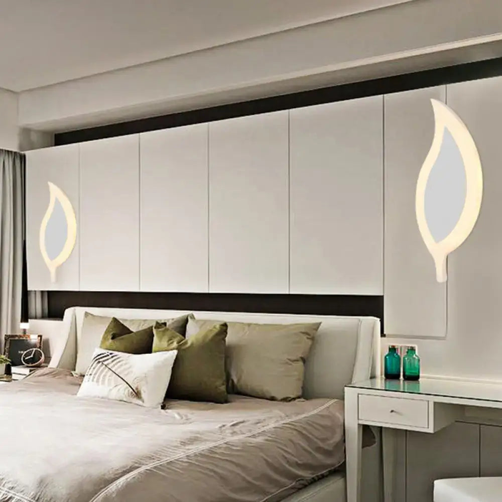 Gold Crescent LED Sconce