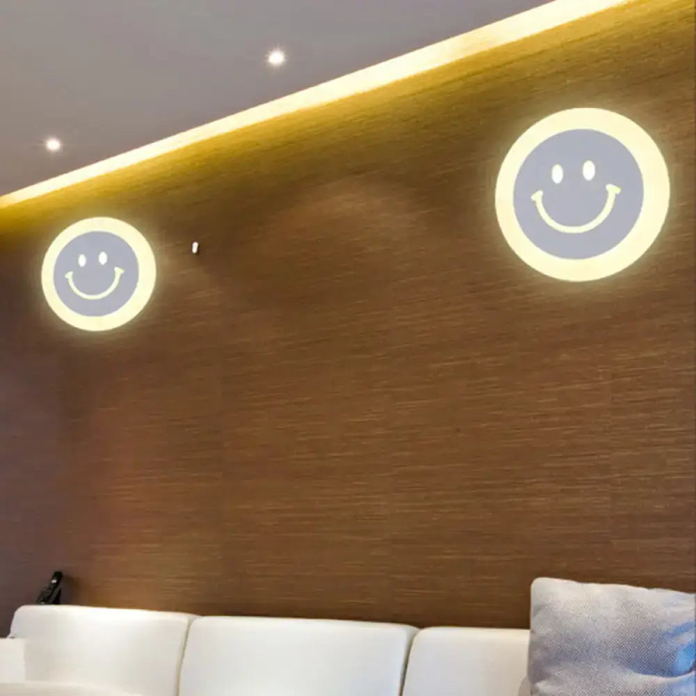 Gold Crescent LED Sconce