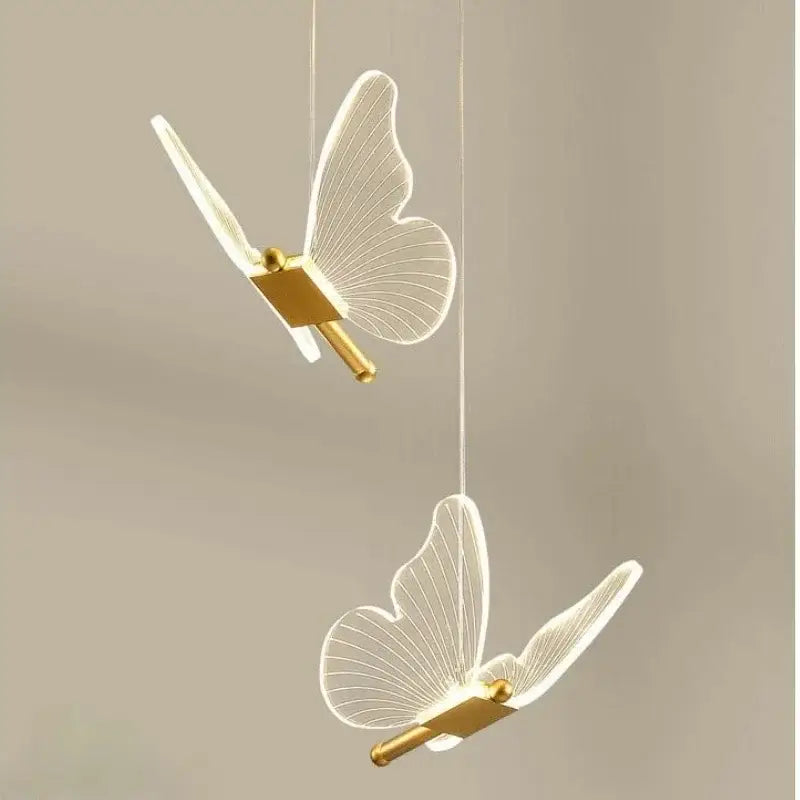 Gold Acrylic Chandelier Lamp
