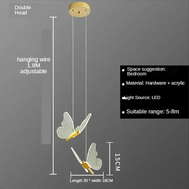 Gold Acrylic Chandelier Lamp