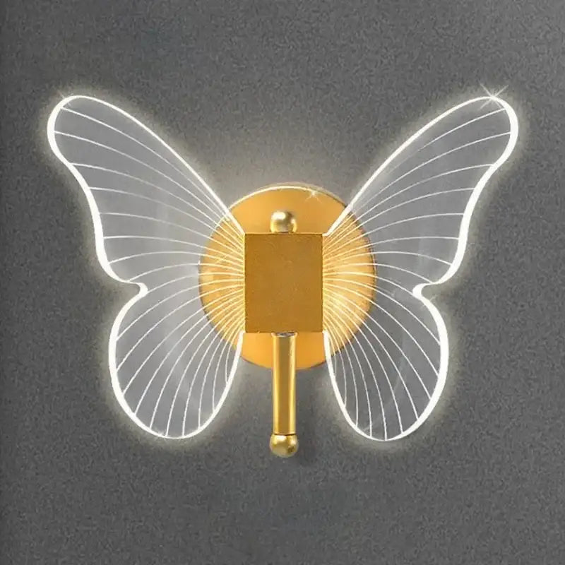 Gold Butterfly Pendant Light 24-Light Dia80cm
