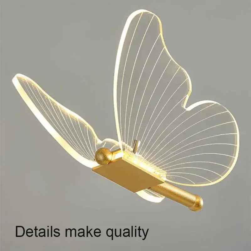 Gold Butterfly Accent Lamp