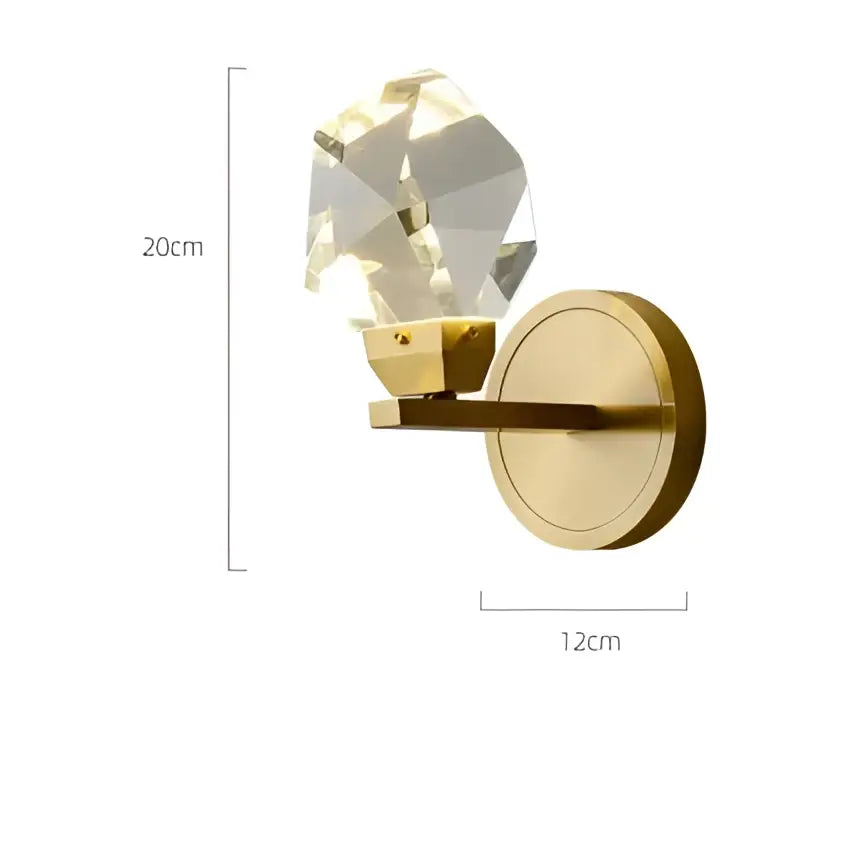 Gold Diamond Crystal 16-Light Chandelier
