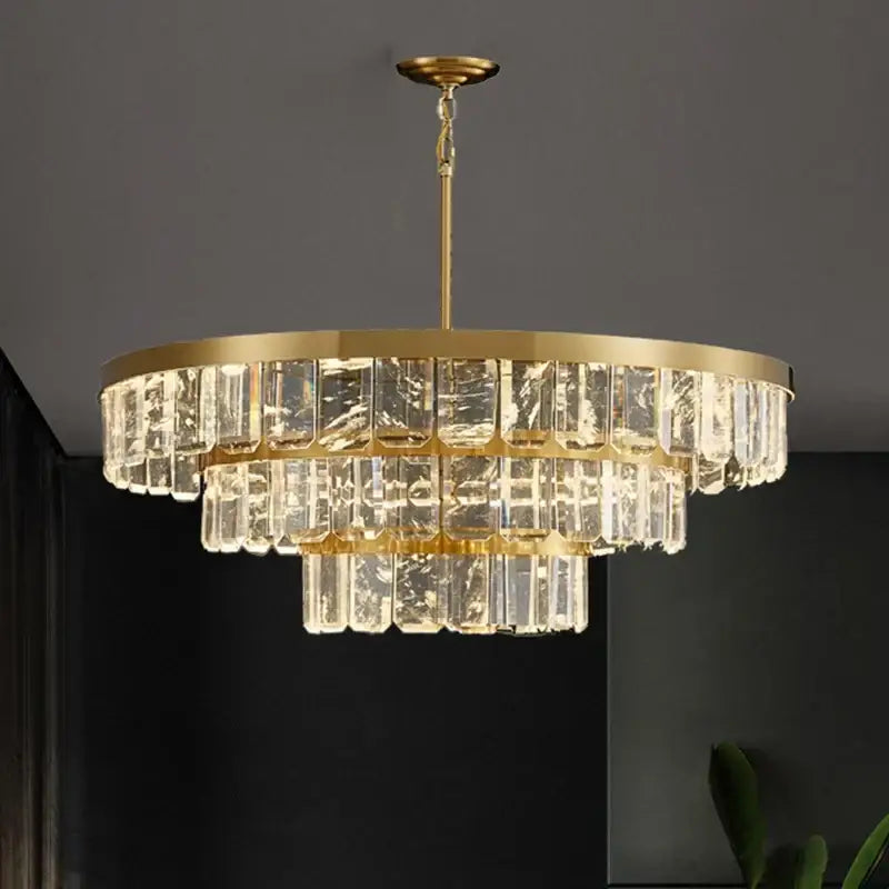 Gold Cloud Crystal Chandelier