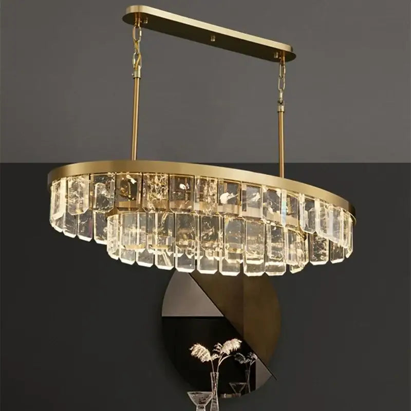 Gold Cloud Crystal Chandelier