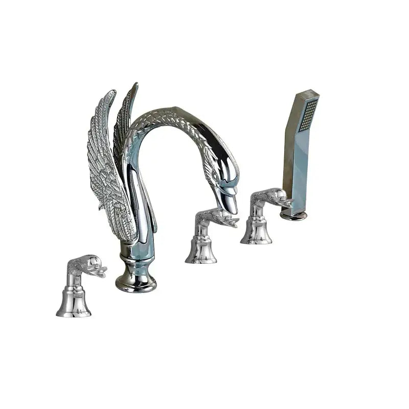 Gold Crystal Swan Faucet