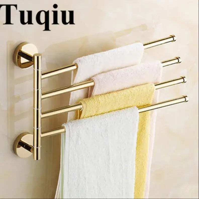 Gold Swivel Towel Rack
