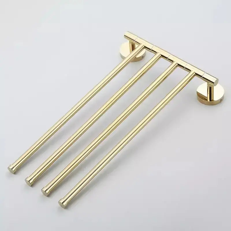 Gold Swivel Towel Rack