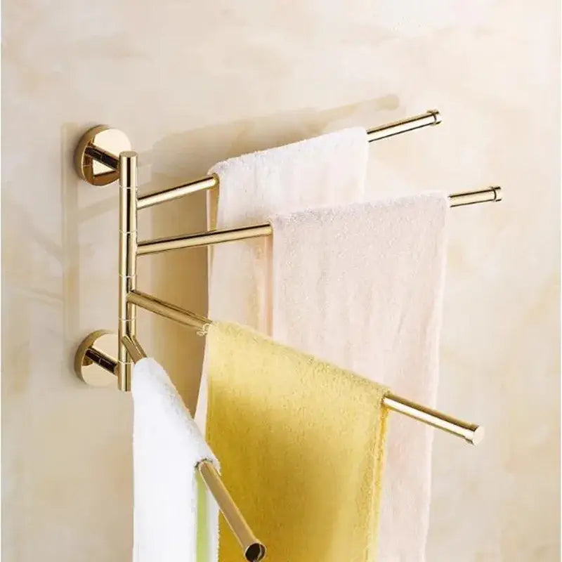 Gold Swivel Towel Rack