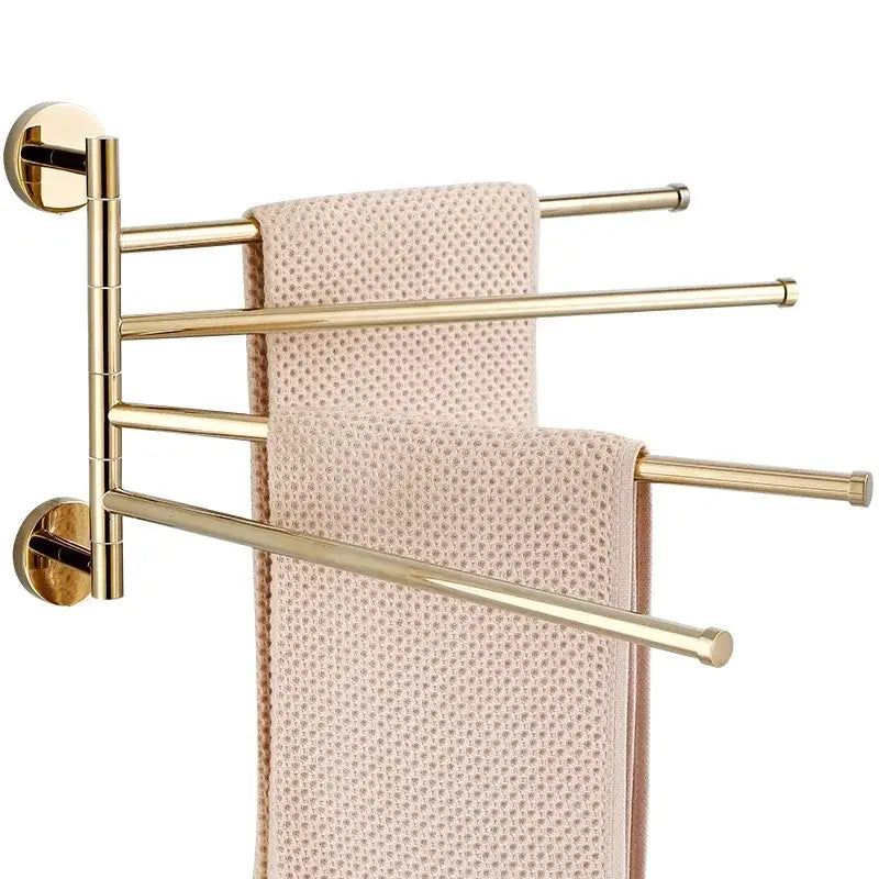Gold Swivel Towel Rack