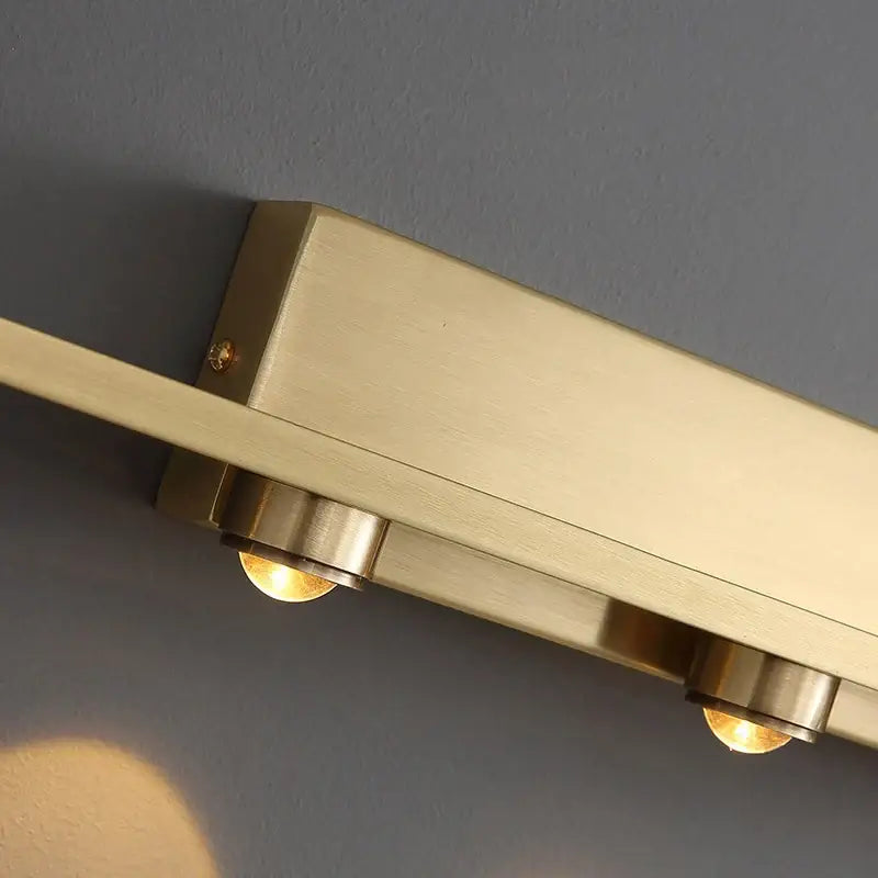 Gold Mirror Wall Sconce