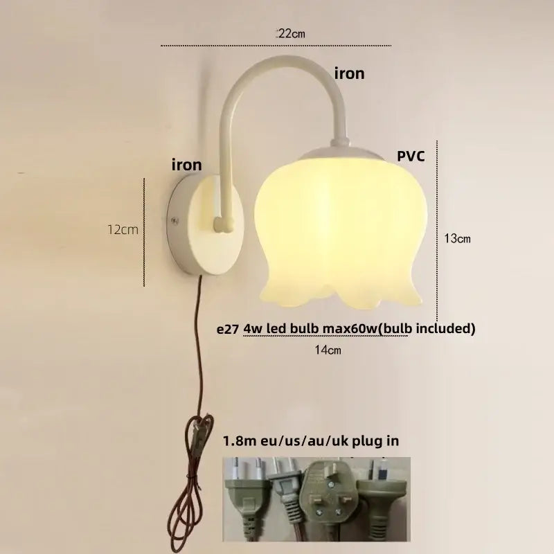 Gold Pull Chain Wall Sconce