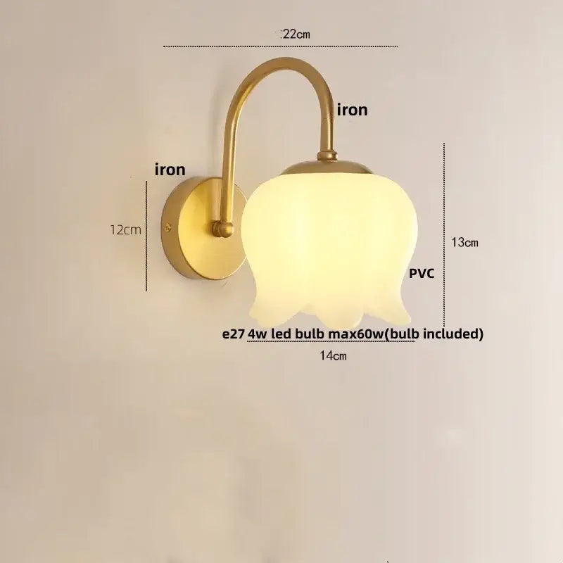 Gold Pull Chain Wall Sconce