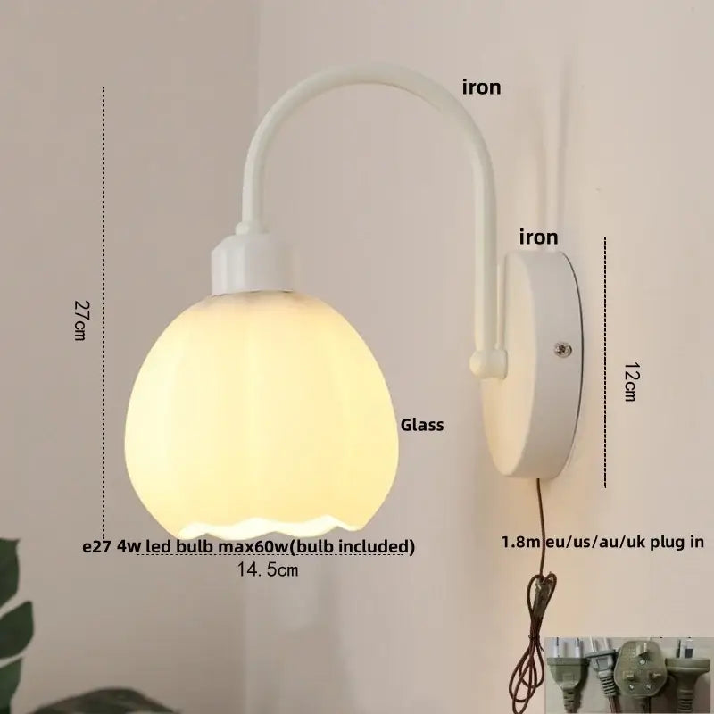 Gold Pull Chain Wall Sconce