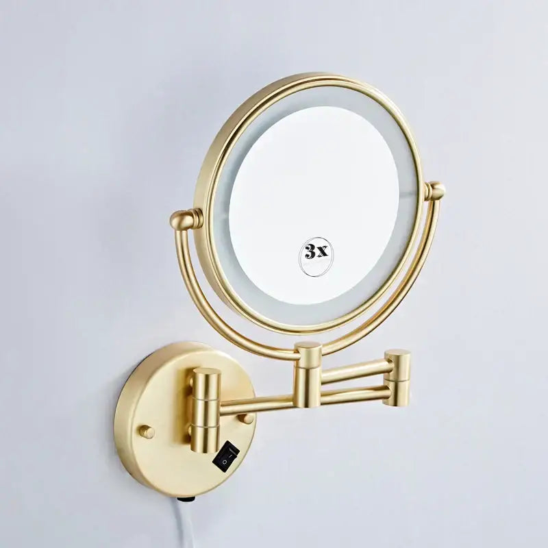 Gold LED Makeup Mirror