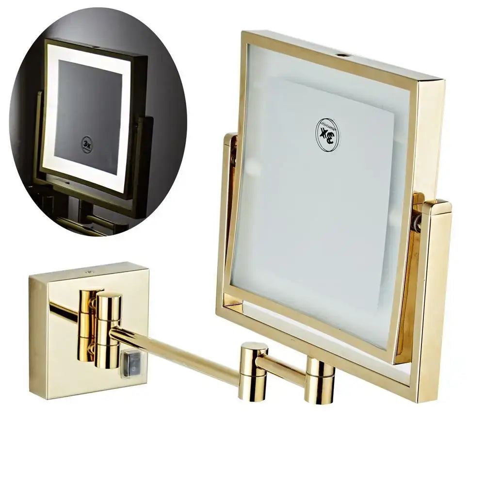 Gold LED Makeup Mirror
