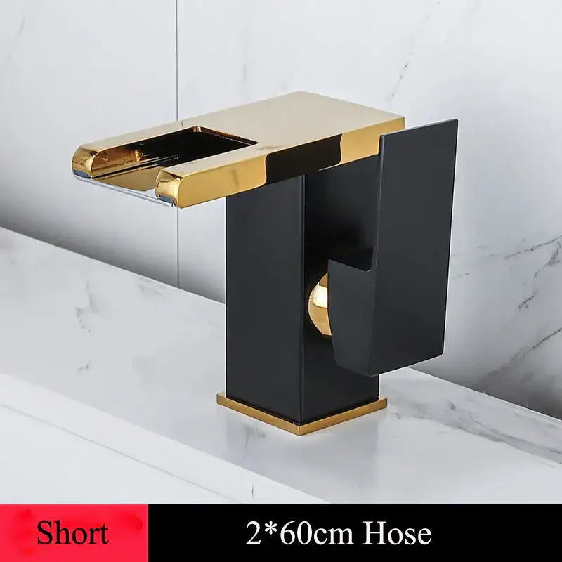 Gold LED Waterfall Faucet