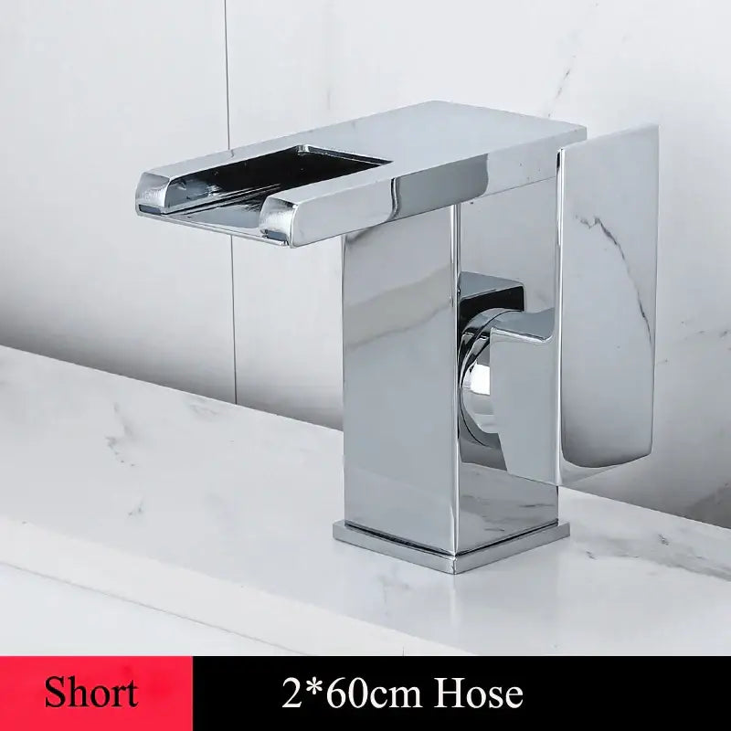 Gold LED Waterfall Faucet