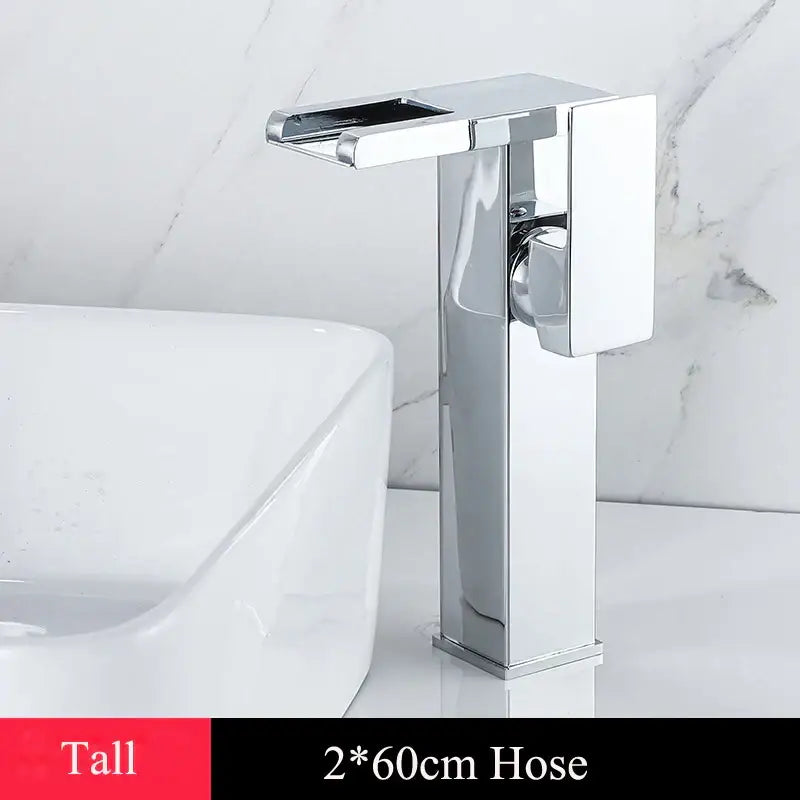Gold LED Waterfall Faucet
