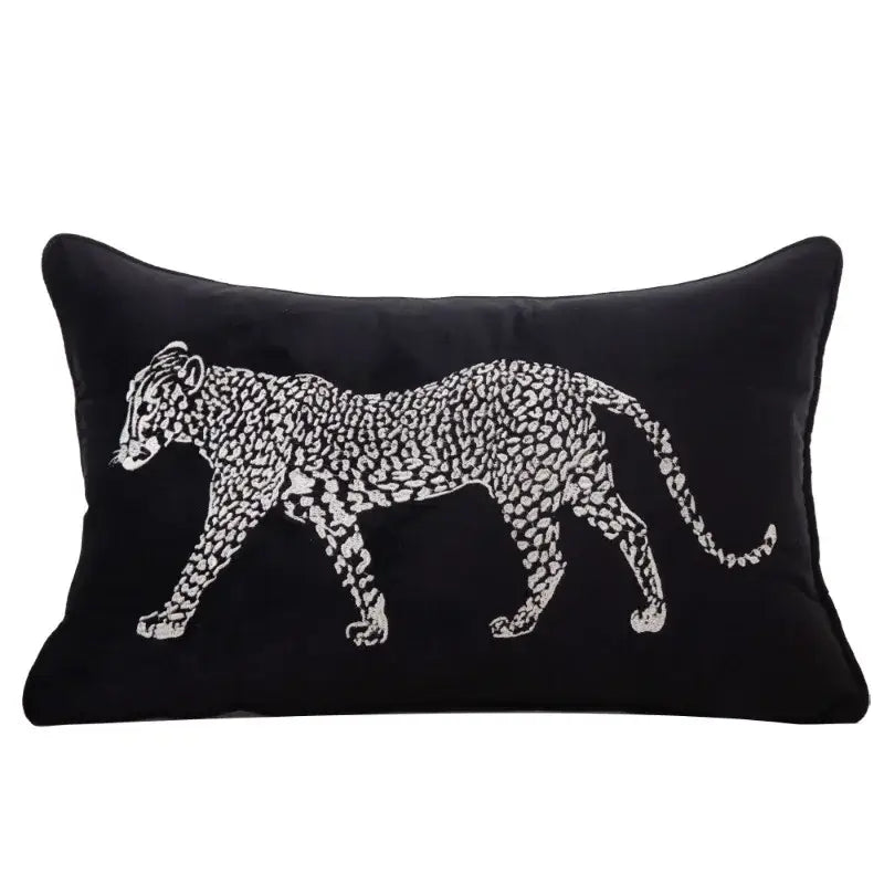 Gold Leopard Pillow Cover