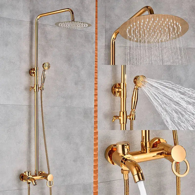 Gold Rain Shower System