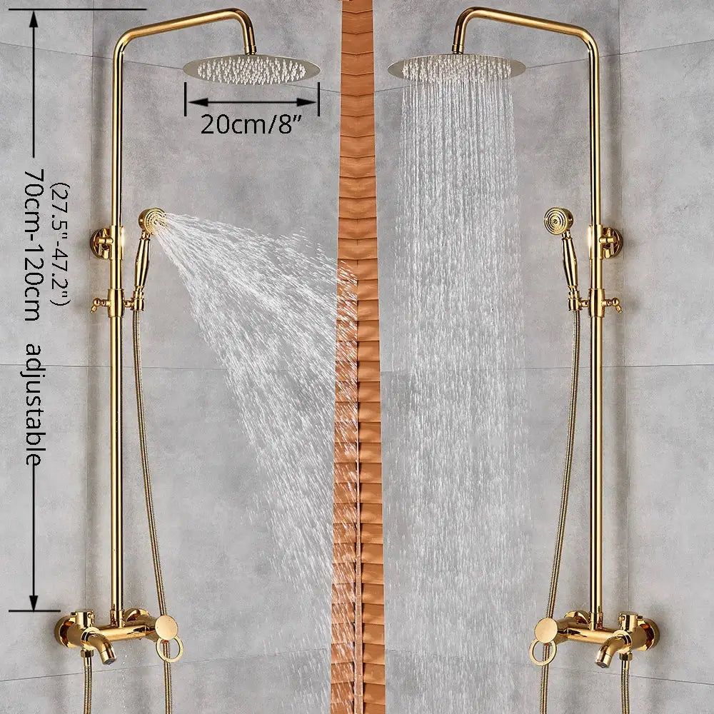 Gold Rain Shower System