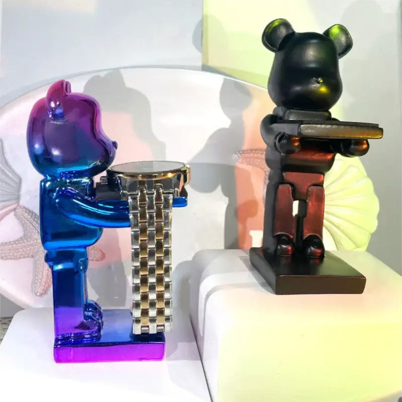 Gold Bear Watch Rack