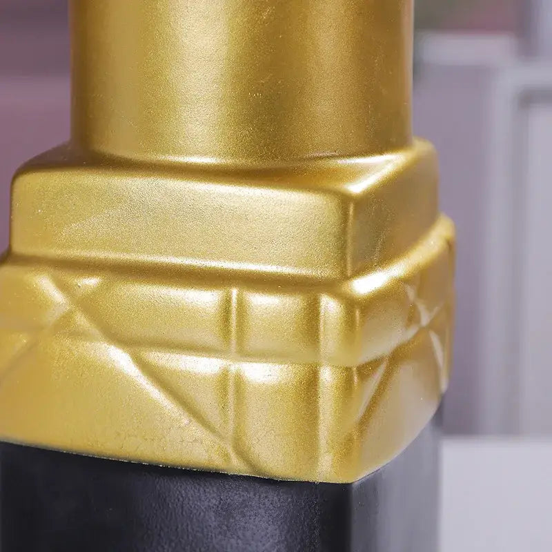 Gold Lipstick Resin Vase