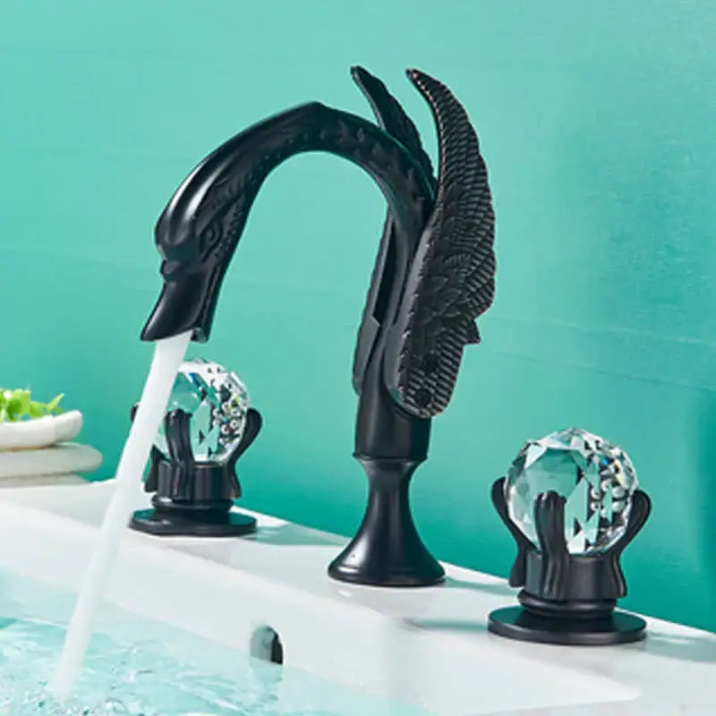 Gold Swan Bathroom Faucet