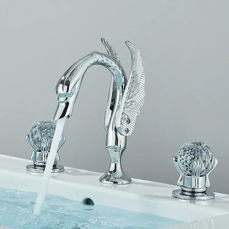 Gold Swan Bathroom Faucet