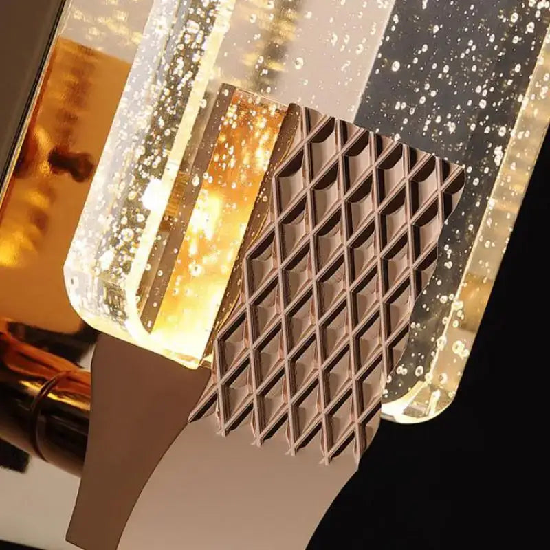 Gold Bubble Glass Wall Lamp