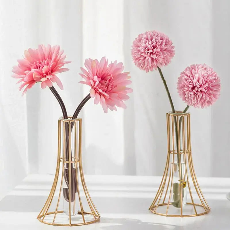 Gold Metal Vase
