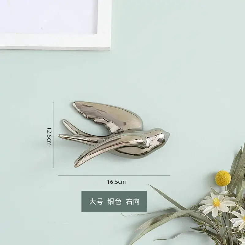 Gold Swallow Wall Sculpture