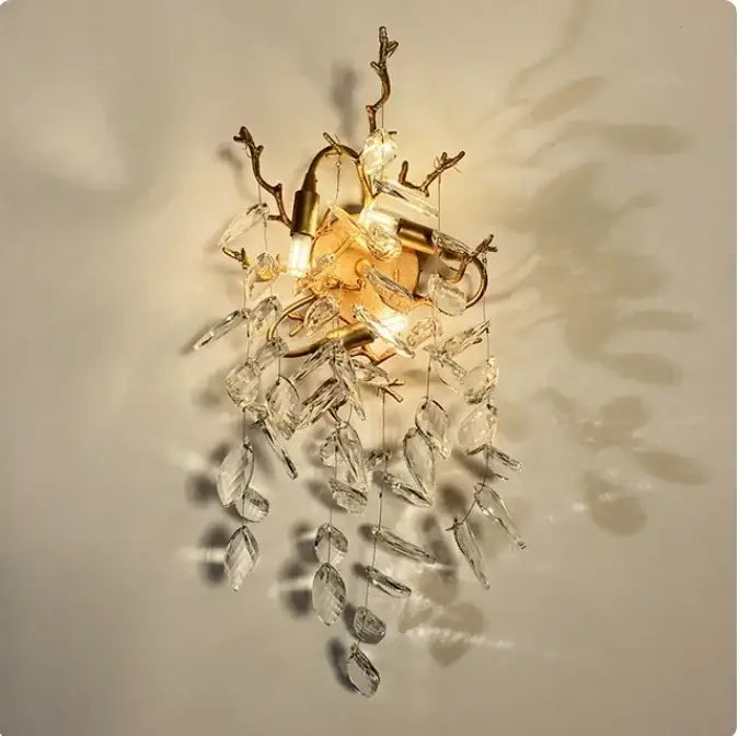 Gold Branch Bedroom Chandelier