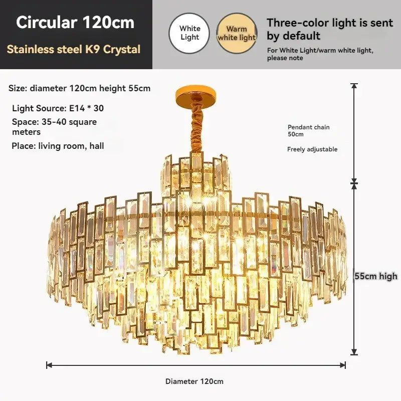 Gold Branch Living Room Chandelier