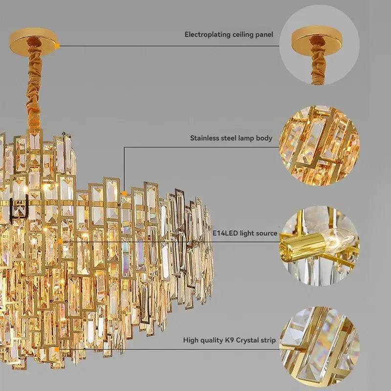 Gold Branch Living Room Chandelier