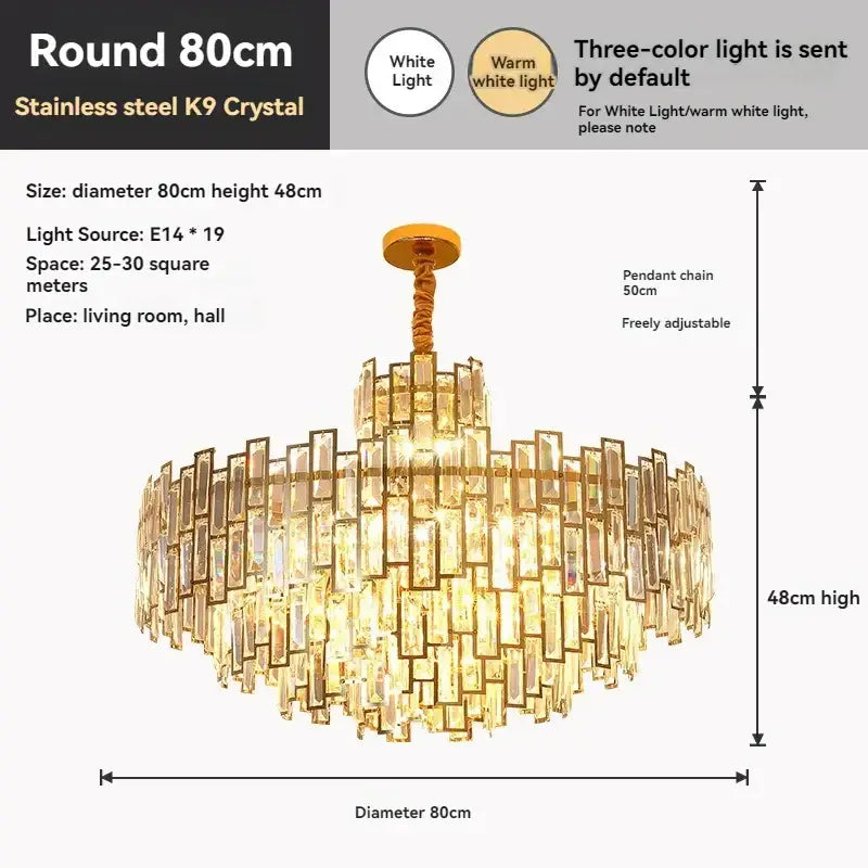 Gold Branch Living Room Chandelier