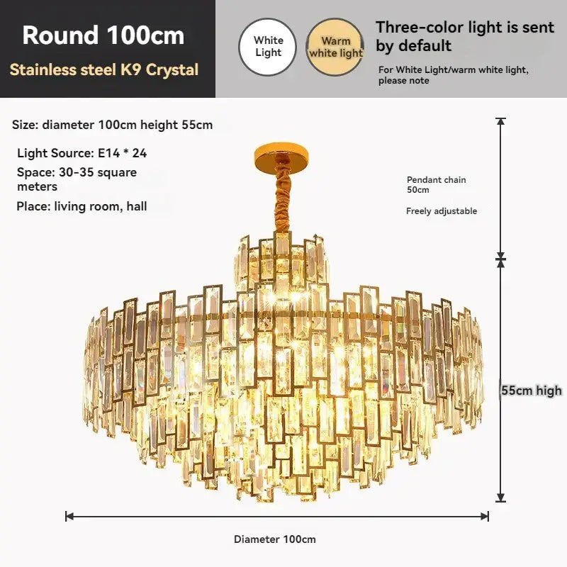 Gold Branch Living Room Chandelier
