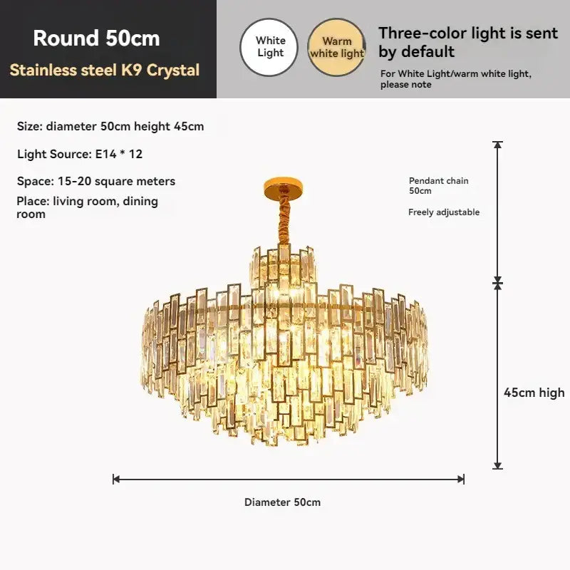 Gold Branch Living Room Chandelier
