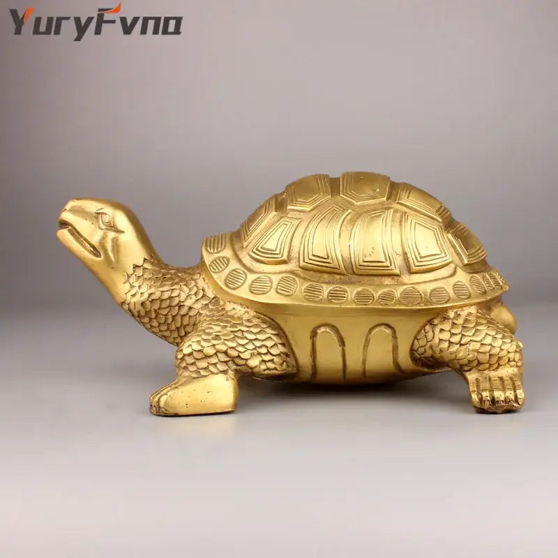 Brass Turtle Feng Shui Statue