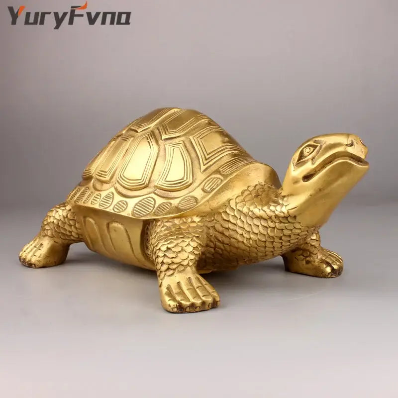 Brass Turtle Feng Shui Statue